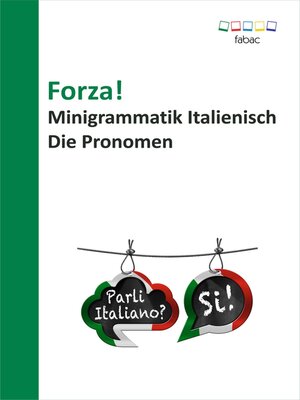 cover image of Forza! Minigrammatik Italienisch